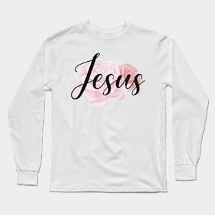 Jesus Design Long Sleeve T-Shirt